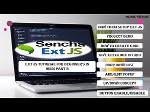 EXT JS Complete Setup tutorial part 2 || how to create Ext JS First Project || EXT JS CRUD DEMO