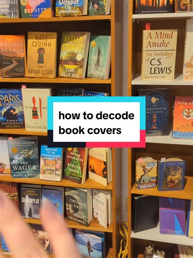 A quick guide to decoding book covers and easily finding the genres you want, because let's be honest.... we ALL judge books by their covers! #books #booktok #bookcover