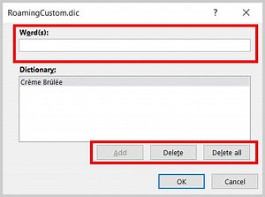 How to Edit Your Custom Dictionary in Microsoft Word
