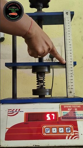 Valve spring tester (VALVE SPRING TESTING PROCEDURE)