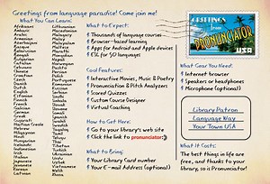 New online language learning service FREE at your library