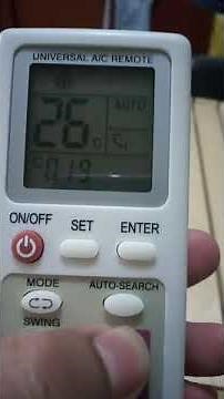 How to connect universal remote control with any ac