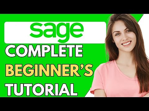 Sage Accounting Software Tutorial 2024 | Sage Accounting Tutoring For Beginners