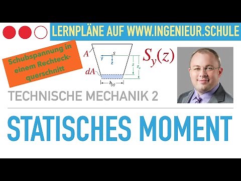 Statisches Moment und Schubspannungen – Technische Mechanik 2 – Elastostatik