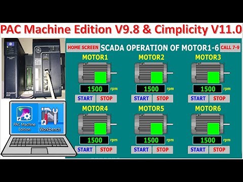 EMERSON PAC Machine Edition V9.8 and Proficy Cimplicity HMI V11.0 connect with PLC GE IC695CPE330