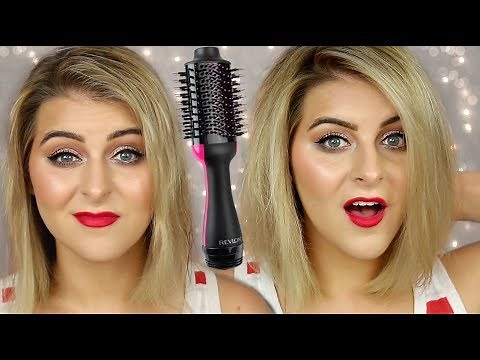 REVLON ONE-STEP VOLUMIZER & HAIR DRYER // Quick & Easy At-Home Blowout Hair Tutorial