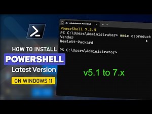 How to Install the Latest PowerShell 7 on Windows 11 (Upgrade from 5.1)