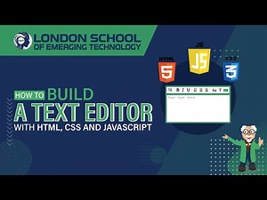 How to Build a Text Editor with HTML, CSS and JavaScript | #texteditor #basicproject #project