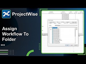 Lesson 2: Assigning Workflow to documents in ProjectWise Explorer