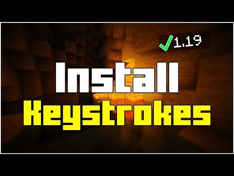 How To Install KeyStrokes Mod in Minecraft 1.19.4 (2023)