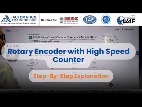 How to Use a Rotary Encoder with High Speed Counter | Practical Guide