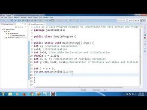 Java Tutorial 4: Java Programming Example
