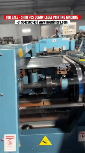 SHIKI PC S-30MW STICKER 🧻 LABEL PRINTING MACHINE - FOR SALE | MK PRINTECS MACHINERY STICKER 🧻 LABEL PRINTING MACHINE WHOLESALE SUPPLIERS | MK PRINTECS MACHINERY . . . We are Supplying Following Labels Printing Machines : BARCODE LABEL, HANGER LABEL, FOOD & BEVERAGE LABEL, STERILIZABLE LABEL, BEAUTY & COSMETICS LABEL, BOOKLET LABEL, RETAIL & E-COMMERCE LABEL, VARIABLE DATA LABEL, LOGISTICS LABEL, MULTI LAYER LABEL, HOUSEHOLD PRODUCTS LABEL, SHRINK SLEEVE LABEL, MEDICAL & PHARMA LABEL, IN MOULD 
