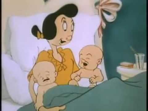 Bride and Gloom (1954) | Popeye the Sailor | Famous Studios Classic Cartoon