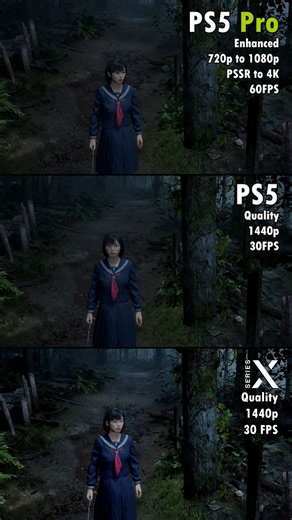 46K views · 191 reactions | Xbox Series X vs. PS5 vs. PS5 Pro Silent Hill f Quality Mode - Xbox Series X is sharper! #Xbox #PS5 #PS5Pro #SilentHillf | Open Surprise | Facebook