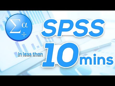 SPSS Tutorial | How to use SPSS in less than 10 minutes | SPSS for beginners