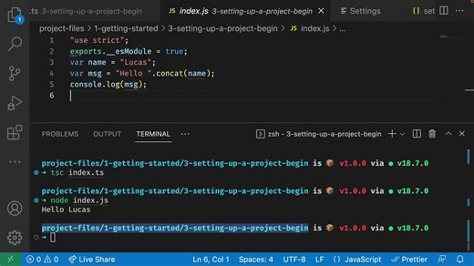 Going Through the TypeScript Configuration File