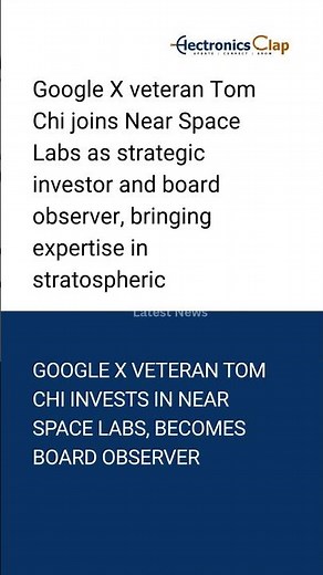 Google X Veteran Tom Chi Joins Near Space Labs | Boosting High-Altitude Robotics & Earth Observation