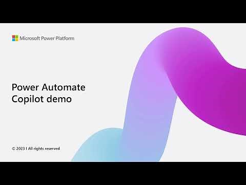 Power Automate Copilot demo