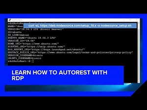 Learn How to Autorest with RDP | Refinitiv Developers