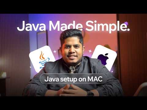 Java Installation Guide for Mac | Step-by-Step + First Java Program