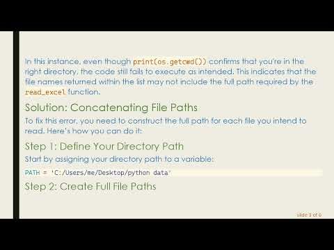 Solving FileNotFoundError in Python