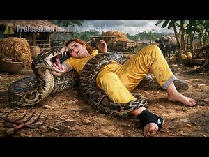 72-hour dramatic rescue - woman tries to escape giant python attack while sleeping