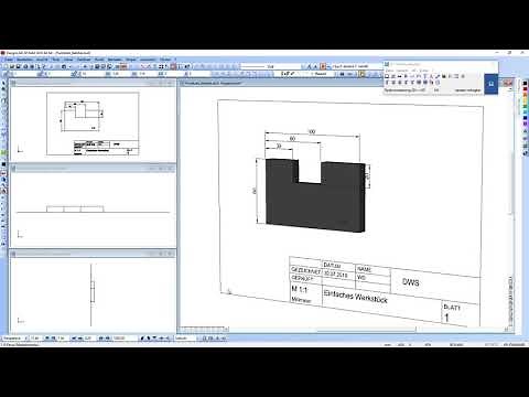 DesignCAD (Einfaches 3D-Werkstück)