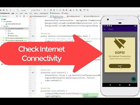 How to Check Internet Connection Continuously in Android | Java | Android Studio