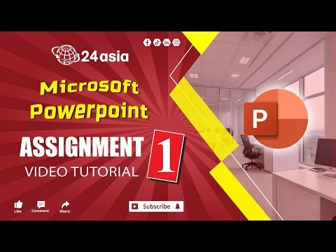 Microsoft PowerPoint Assignment-01 | Video Tutorial