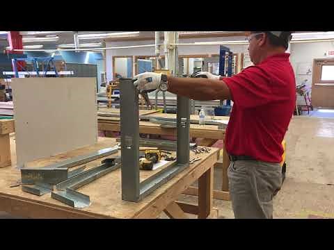 Metal Stud Framing Lesson.
