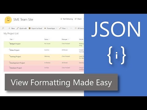 Format SharePoint List View with JSON