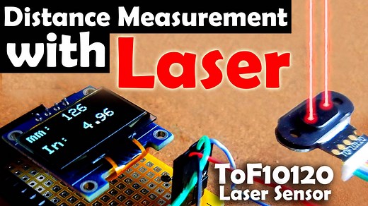 TOF10120 Laser Rangefinder   Arduino   Display, Interfacing & Code