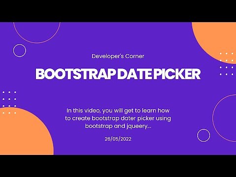 How To Use The Bootstrap Datepicker Plugin In jQuery