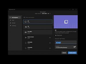 Unity New Project Basics
