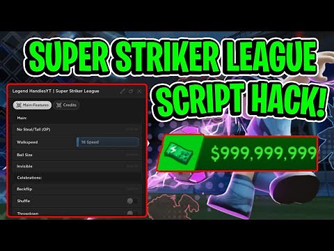 ⚽ Super Striker League Script GUI / Hack (INFINITE CASH, AUTO SCORE, AIMBOT, AND MORE) *PASTEBIN*