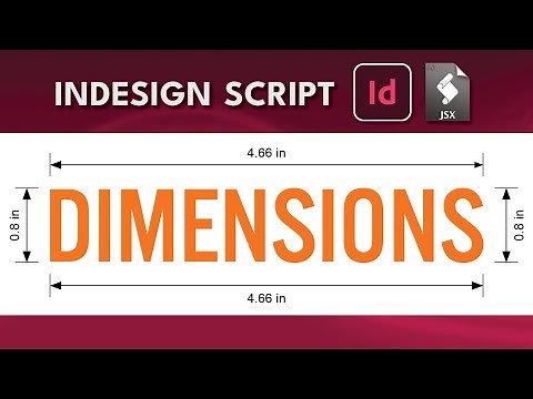 InDesign Script Dimensions