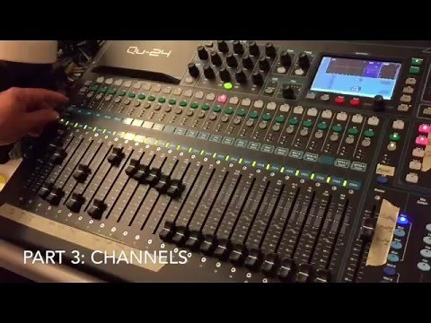 Church Sound Booth Training Tutorial Part II: Sound Board Qu-24