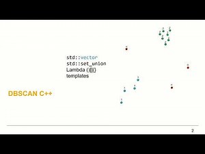 DBSCAN implementation in C++