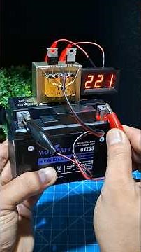 Building a 12v to 220v Inverter using TIP41C Transistor#shortvideo #electrical #diy