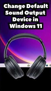 Change Default Audio Device in Windows 11 | Set Headphones or Speakers as Default