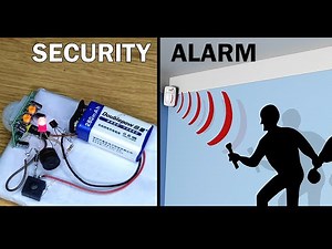 Pir Motion Sensor Security Alarm Without Arduino