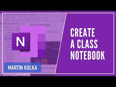 Create a Class Notebook