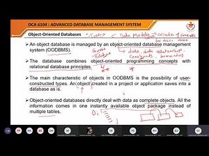Object Oriented Database | Advance Database Management System (In English & Hindi)