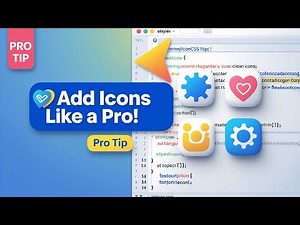 How to Add Icons in HTML CSS Like a PRO 🚀