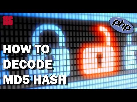 PHP How to decode MD5 Hash