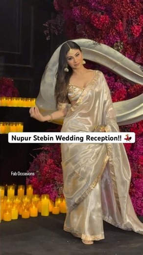 Bollywood Celebrities Attends Nupur Sanon and Stebin Ben Wedding Reception | Kriti Sanon Sister #fyp