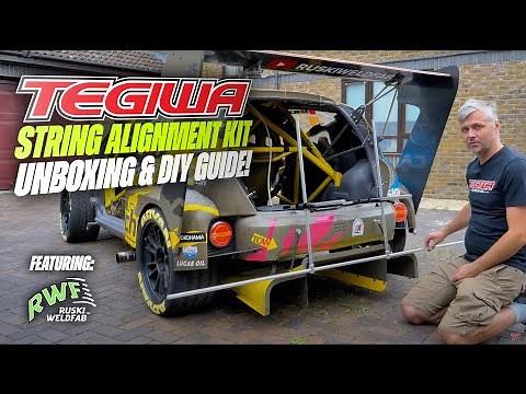 Tegiwa String Alignment Wheel Kit with ‪@RuskiWeldFab‬! (UNBOXING & HOW TO SETUP GUIDE)