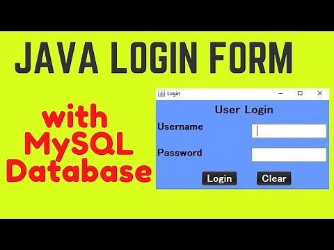 Login Form in Java Using Netbeans and Mysql Database [With Source Code]