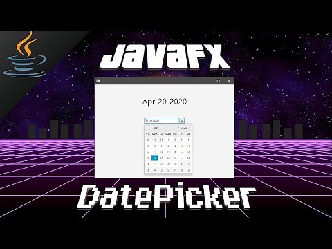 JavaFX DatePicker 📅